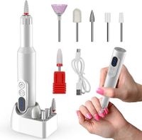 Cordless Electric Nail Drill Kit for Home Nails Salon