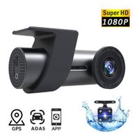 Car Dash Cam DVR Camera WiFi HD Night Vision Driving Recorder 24 Hours Phone Parking Monitoring 1080P Dual-lens HD Recorder