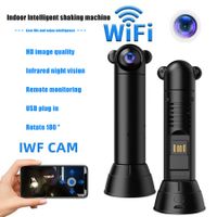 1080P Baby Monitor Small Nanny Cam WiFi Spy Hidden Camera Home Security Camera Indoor  Live Remote View Motion Detection Night Vision