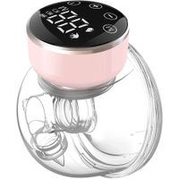 Hands Free Wearable Breast Pump,Low Noise Breast Pumps of Longer Battery Life&LED Display,Portable Electric Breast Pump with 3 Modes & 9 Levels (1 Pack)