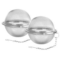 Stainless Steel Mesh Tea Ball 2.7 inches Tea Strainers Tea Infuser Strainer Filters for Tea (2pcs)