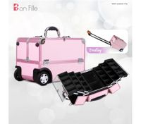Fashionable Portable Makeup Case Trolley