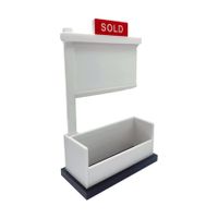 Sold Sign Real Estate Business Card Holder for Realtor, Holds 3.5 x 2 inch Cards for Business