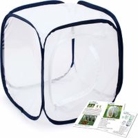 Insect and Butterfly Habitat Cage Terrarium Pop-up (Black,12 X 12 X 12 Inches)