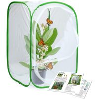 Insect and Butterfly Habitat Cage Terrarium Pop-up (Green,23.6 Inches Tall)