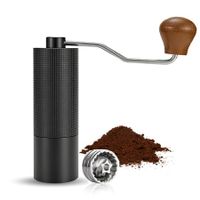 Hand Coffee Grinder Capacity 25g with Adjustable CNC Stainless Steel Conical Burr for Aeropress Drip Coffee French Press
