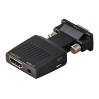 VGA to HDMI Adapter, VGA to HDMI Video Converter Adapter VGA Male to Female HDMI