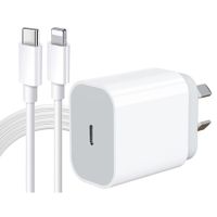 iPhone Fast Charger,20W USB C Power Delivery Wall Charger Plug with 6ft Type C to Lightning Cable Quick Charging Data Sync Cord for iPhone14 13 12 11 Pro Max Mini Xs Xr X 8 iPad