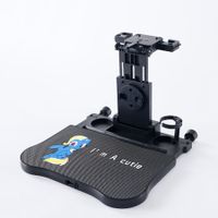 Foldable Car Backseat Table Tray with Non-slip Mat Seat Back Laptop Desk with Phone Holder for Working Eating Traveling