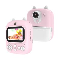 Kids Mini Instant Print Digital Camera, 1080P HD, Built-in 800mAh Battery, Video Recording,With 32G TF Card