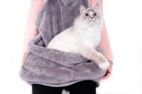 Machine washable cat bed  apron sleeping bag to prevent clothes from getting covered in fur