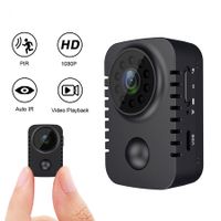 Mini Body Camera 1080P HD Video Security Surveillance Recorder Camera Night Vision Motion Activated Small Nanny Cam PIR Cameras