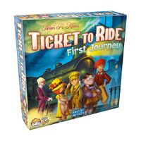 Ticket to Ride First Journey Board Game, Strategy Game, Train Adventure Game