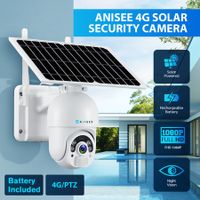 4G LTE Security Camera Home House CCTV Spy Wireless Solar WiFi Surveillance System Outdoor PTZ SIM Card Batteries