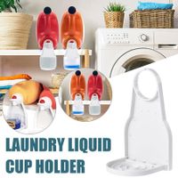 Laundry Detergent Cup Holder Detergent Drip Catcher, Laundry Organizer Clip Tight on Laundry Bottle Spouts