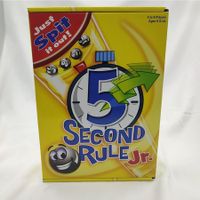 5 Second Rule Jr. Board Game  Friendly Game For Ages 6 Up and 3 More Players