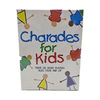 Charades for Kids Peggable, No Reading Required Family Game Multicolor