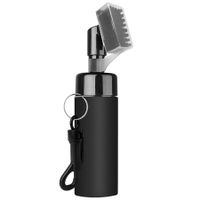 Golf Club Brush Spray Water Bottle,Golf Brush Holds 5 OS Water,Best Golf Gifts for Men,The Indispensable Golf Accessories for Men (Black)