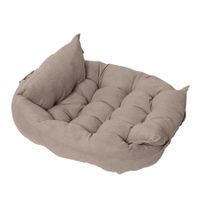 Dog Beds,Pet Calming Bed Winter,Foldable Washable Dog Bed Cat Beds, Dog Sofa Bed Multifunctional Dog Bed, Three Forms Brown