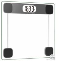 Scale for Body Weight Digital Bathroom Scale Weighing Scale Bath Scale,LCD Display Batteries and Tape Measure Included,400lbs