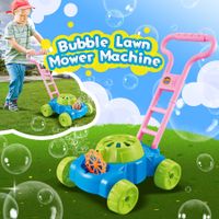 Bubble Lawn Mower Electric Blower Maker Machine Toddler Push Toys Kids Garden Outdoor Play Game Activity Children Walking