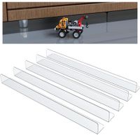 Clear Toy Blockers for Furniture,Stop Things from Going Under Couch Sofa Bed and Other Furniture,Suit for Hard Surface Floors Only (5pcs,1.6Inch High)