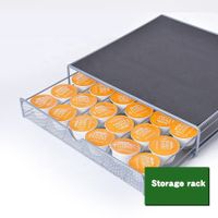 Coffee Capsules Holder - Coffee Pods Storage Box Stand Base for Max 36Pcs K-CUP/Dolce Gusto Capsules