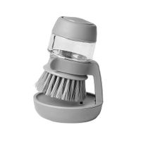 Dish Scrub Brush with Soap Dispenser, Palm Scrub Washing Brush for Dishes Pots Pans