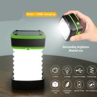 Portable Solar Camping Lights Rechargeable LED Light Camping Lantern, Folding Camping Bulb