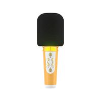 Cute L818 Wireless Microphone Wireless Bluetooth child Microphone with Powerful Speaker for Party PC All Smartphones Yellow