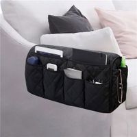 Sofa Arm Rest Organizer Waterproof Magazines Sundries Storage Bags Anti Slip Remote Control Sofa Pocket