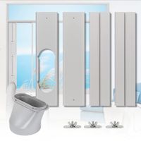 Portable Air conditioner Window Kit,Adjustable Vertical/Horizontal Sliding Window Kit Plate for AC Unit,AC Window Vent Kit,AC Window Seal Suitable for 5.9" AC Exhaust Hose