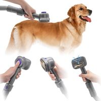 Grooming Tool Dog Pet Attachment Brush Compatible with Dyson V7 V8 V10 V11 Vacuum Cleaner (Groom Tool)