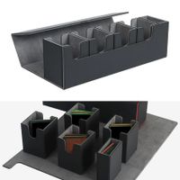 Durable Card Deck Box Holder Storage Organizer W/ Closure for Tcg