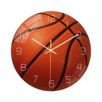 Basketball Wall Clock Bedroom Livingroom Birthday Chritmas Gifts Present for Kids Son Boys Baby Child NBA Basketball MLB Fans