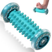 Foot Massager Roller for Relief Plantar Fasciitis Deep Tissue Muscle Massager Roller for Foot Arch Pain Heel Pain-Green