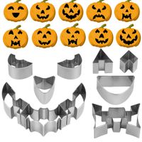 Halloween Pumpkin Carving Kit, 10PCS Halloween Pumpkin Carving Tools for Kids Adults