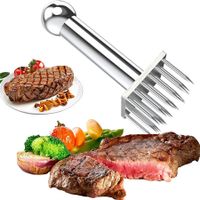 28 Blades Stainless Steel Meat Tenderizer Needle for Kitchen Cooking Tenderizing Beef BBQ Marinade Steak and Poultry