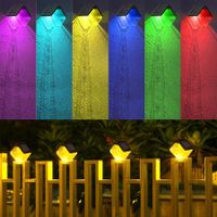 Solar Wall Light For Stage, LED Waterproof Lights Outdoor, Wall Lamp For Holiday Party Decoration, Solar Powered Garden Lights For Walkway On Clearance (2 Pack)