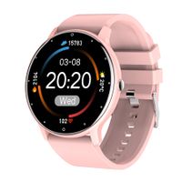 2023 Smart Watch Men Lady Sport Fitness Smartwatch Sleep Heart Rate Monitor Waterproof For IOS Android Bluetooth Phone Color Pink