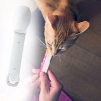 Pet Feeding Spoon, Cat Strip r s Feeder Multi Functional Food Dispenser for Kitty Wet Food Puppy Cat Snack