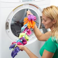 Sock Laundry Tool and Storage Hanger for Washing Drying and Storing Paired Socks, Clips and Locks 1 Pack