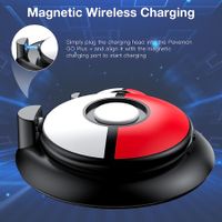 Charging Station Compatible with Pokemon GO Plus, Charging Dock and Protective Cover for Pokemon GO Plus