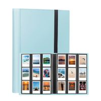 432 Pockets Photo Album for Fujifilm Instax Mini Camera,Polaroid Camera,for Fujifilm Instax Mini 11 12 9 40 Evo Liplay 8 7+ Instant Camera,Photo Album for Polaroid Kodak HP Zink 2x3" Photo (Light Blue)