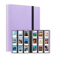 432 Pockets Photo Album for Fujifilm Instax Mini Camera,Polaroid Camera,for Fujifilm Instax Mini 11 12 9 40 Evo Liplay 8 7+ Instant Camera,Photo Album for Polaroid Kodak HP Zink 2x3" Photo (Purple)
