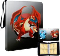 440cards Sport Pokemon Cards PU Leather Album Book Cartoon Anime Game Card EX GX Collectors Folder Holder 4 Pockets 55 pages