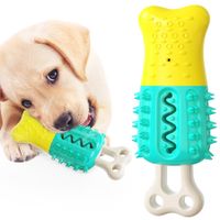 Dogs Chewing Stick Supply Cooling Chew Toys Freezable Pet Teething Toys Summer Dogs Ice Chewing Toys Bone Shape Teeth Cleaning Toys for Puppies Color Blue And Yellow