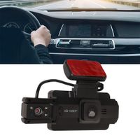 Mini Camera Driving Recorder 3In IPS Screen Hd 360 Degree Rotation Front Rear Dual Lens G Sensor Night Vision Dash Cam for Car