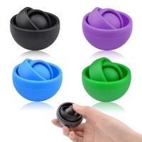 Fidget Toy for Adults,Fidget Gyro Toys,Gift Ideas Fidgets Gifts for Boys Girls Teens Kids,ADHD Autism Stress Relief Finger Toy Hand Fidget Spinner (Black+Blue+Purple+Green 4Pack)