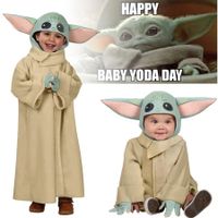 Yoda Baby Children's Clothing Stage Performance Cosplay Costume Size S